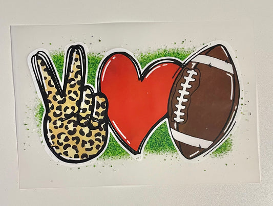 Peace, love, football
