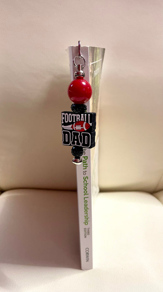 Football dad bookmark