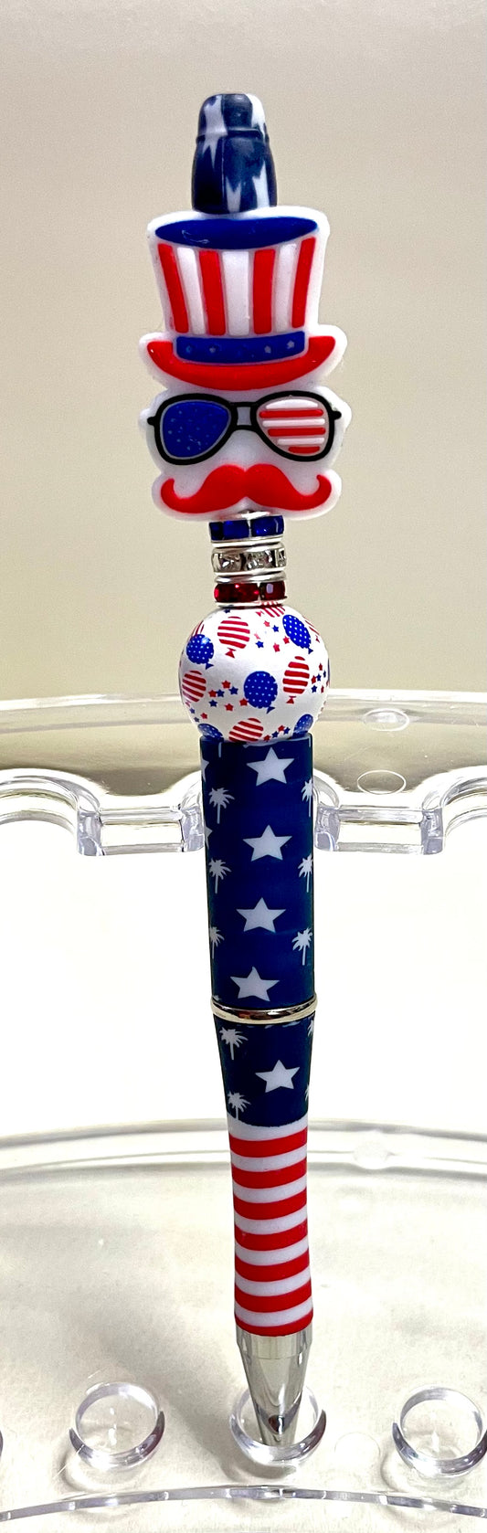 American flag w/ shades