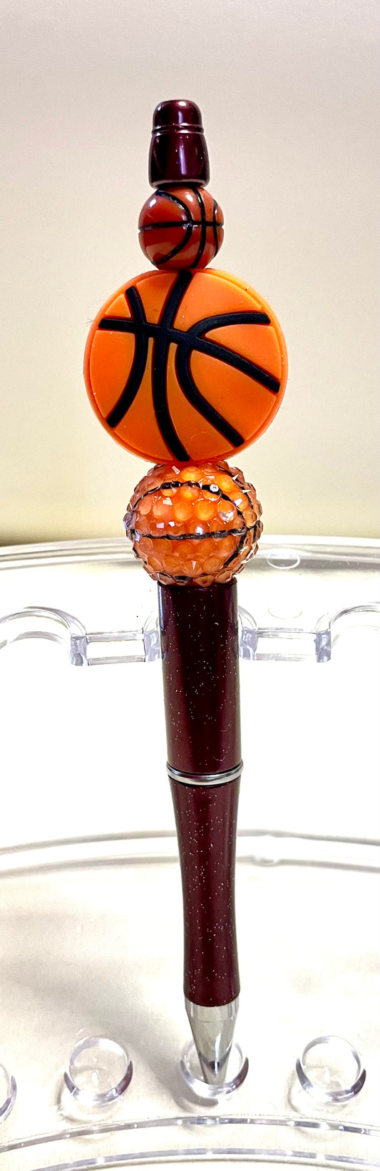Glitter brown w/ basketball