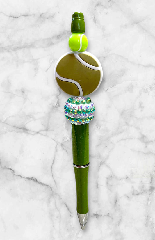 Glitter green w/ tennis ball