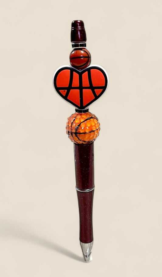 Brown w/ basketball heart
