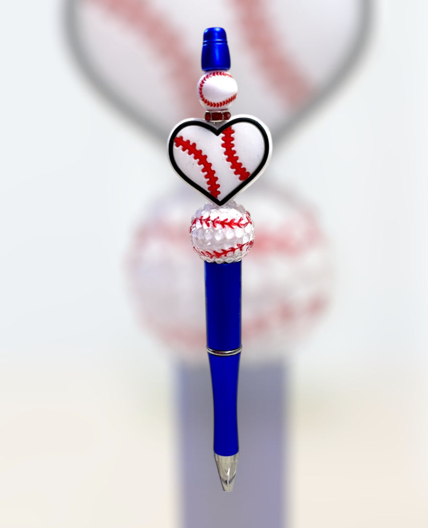 Blue w/ football heart