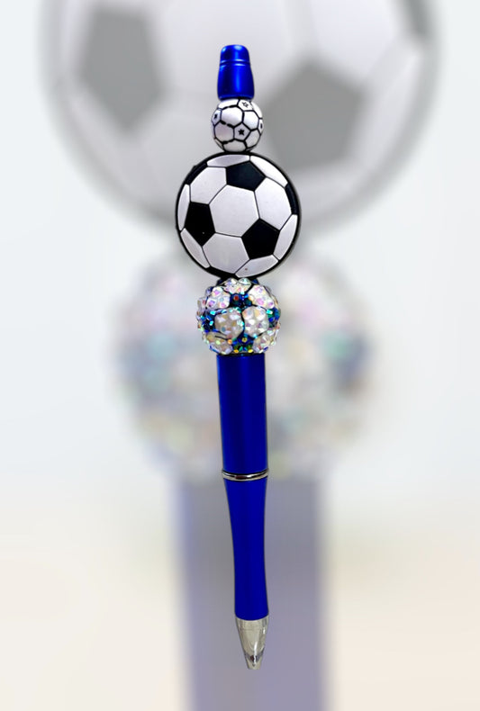 Blue w/ soccer ball bead