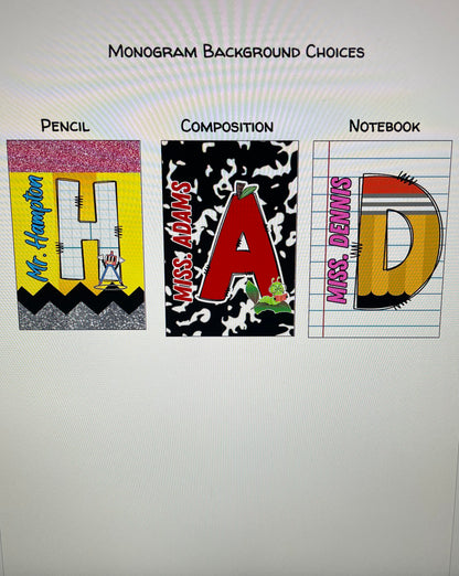 Personalized Teacher ID Holders