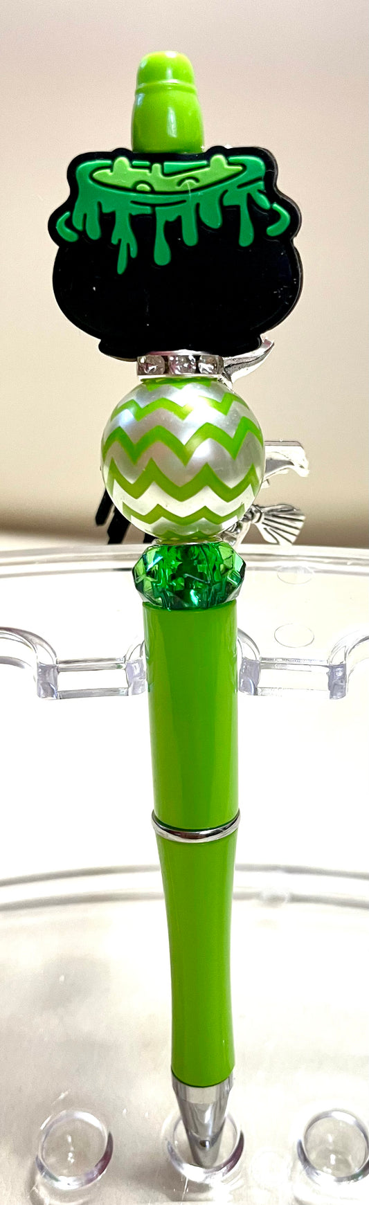 Green ( striped bead w/ cauldron)