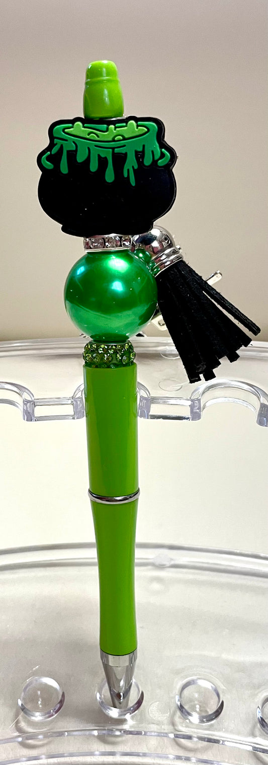 Green ( shiny green bead w/ cauldron)