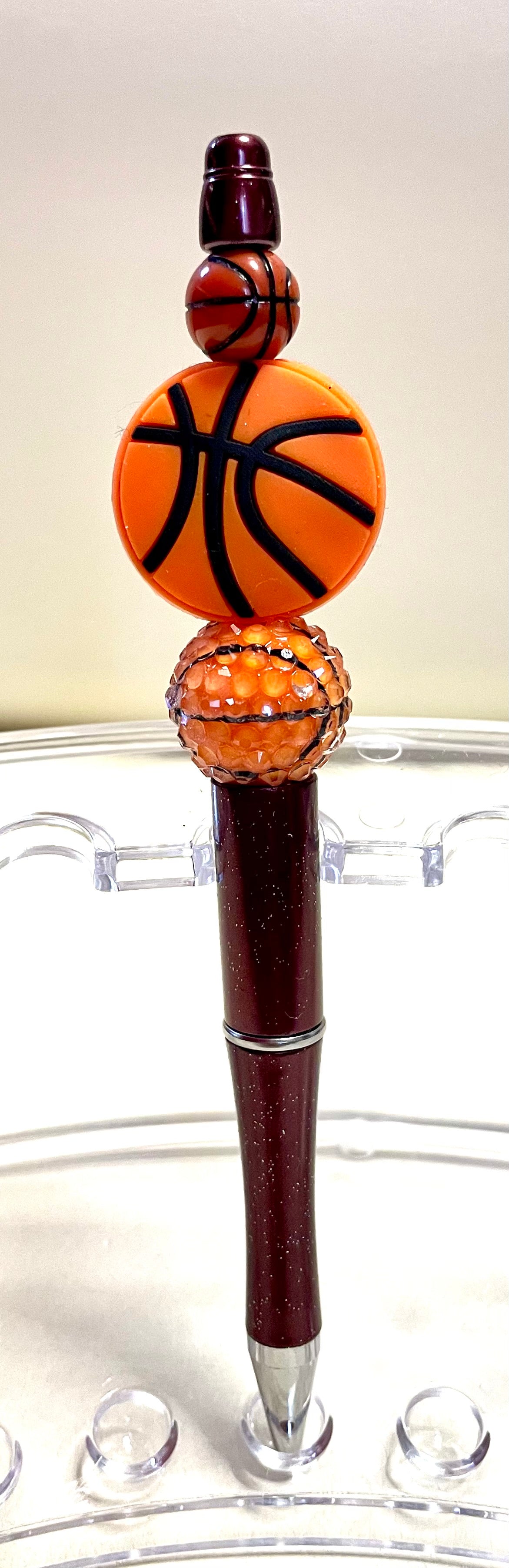 Glitter brown w/ basketball