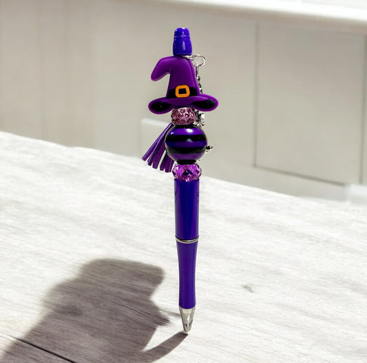 Purple (striped bead w/ hat)