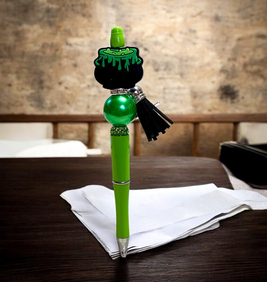 Green ( shiny green bead w/ cauldron)