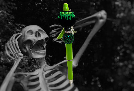 Green ( Emerald bead w/ cauldron)
