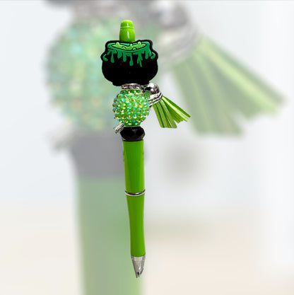 Green (crystal bead & cauldron)