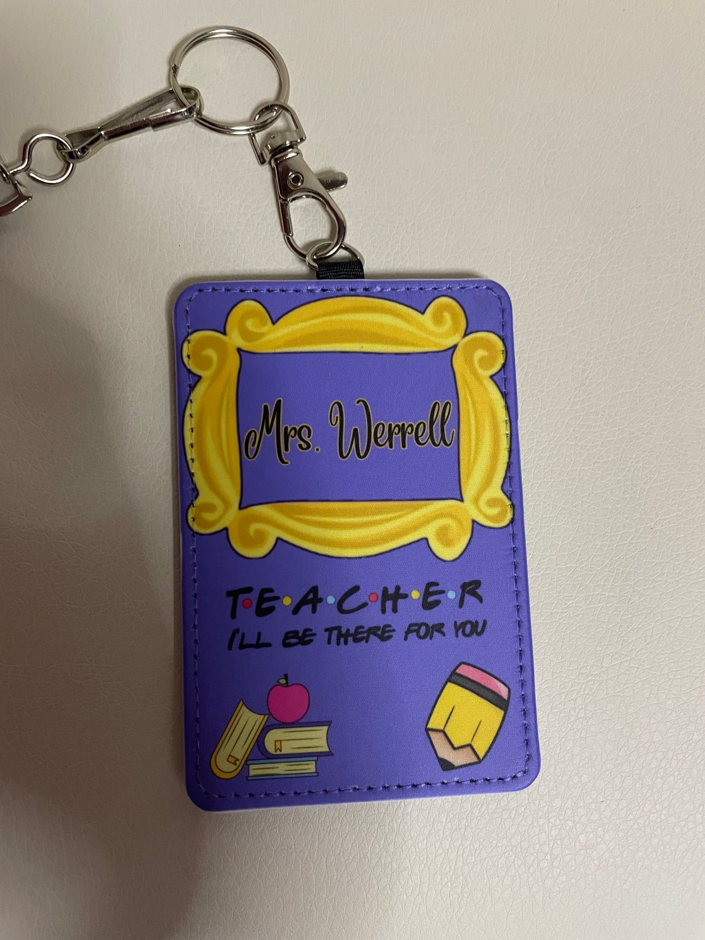 Personalized Teacher ID Holders