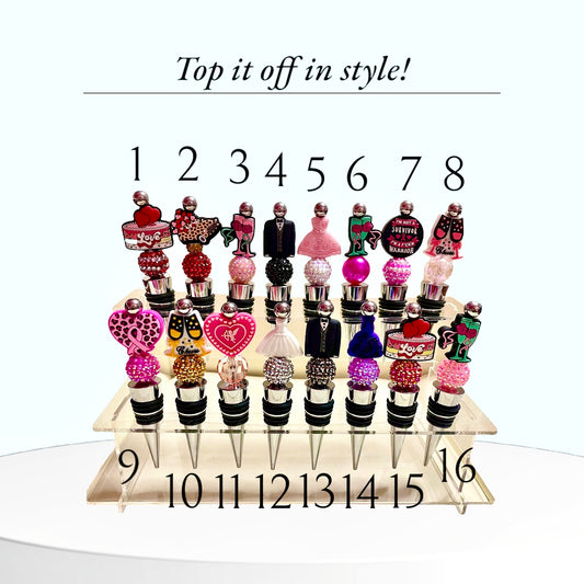 Top them off (Wine toppers)